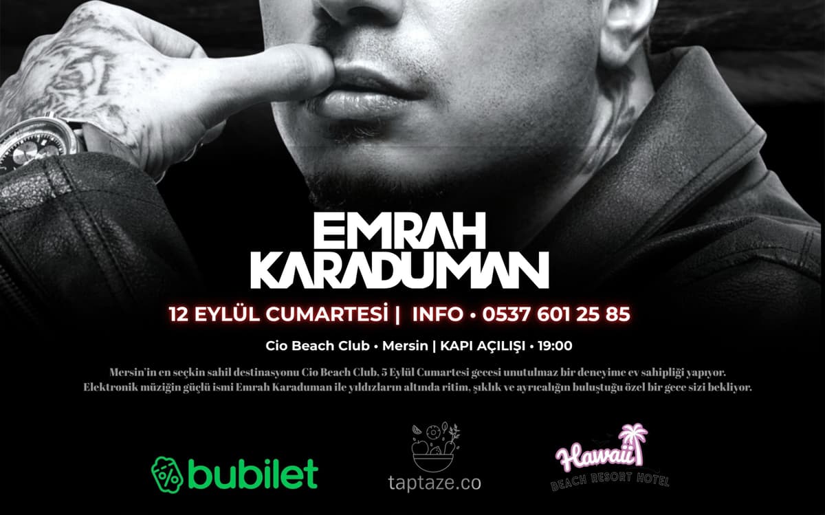 EMRAH KARADUMAN İLE YAZA VEDA PARTİSİ