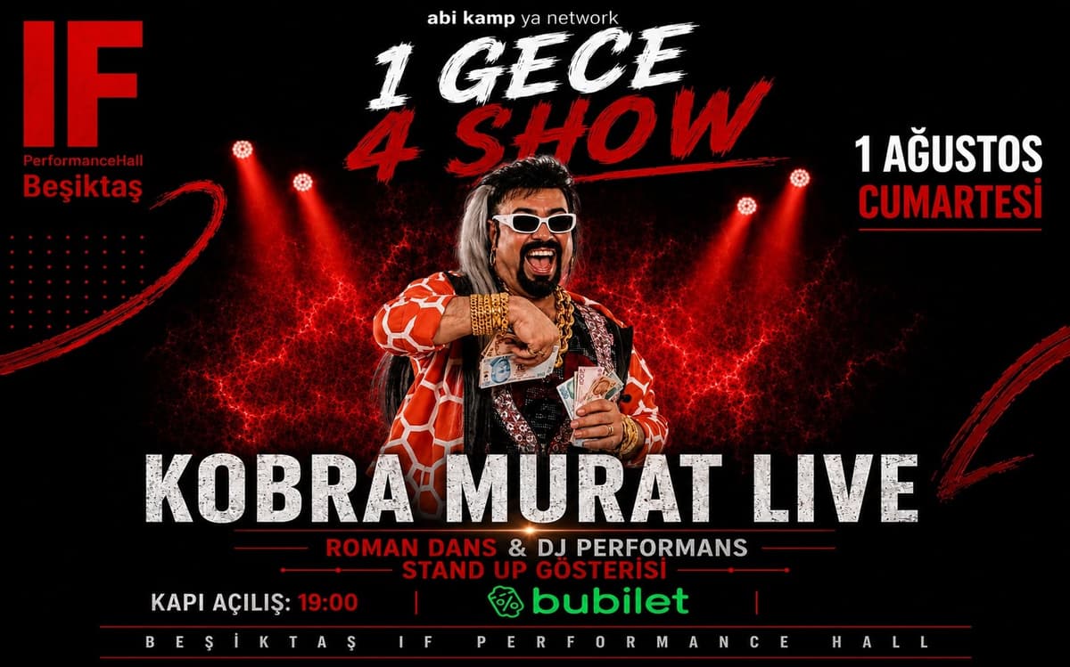 Kobra Murat Live : Stand Up & DJ Performans