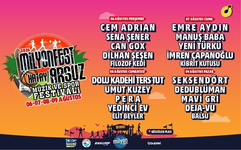 Milyonfest Arsuz – 2026