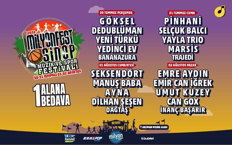 Milyonfest Sinop – 2026