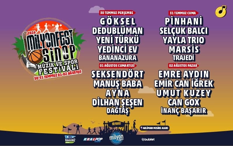 Milyonfest Sinop – 2026