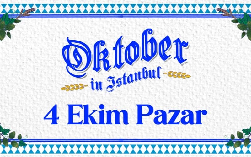 Oktober in Istanbul - Pazar