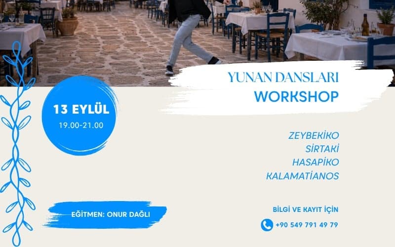 Onur Dağlı İle Yunan Dansları Workshop