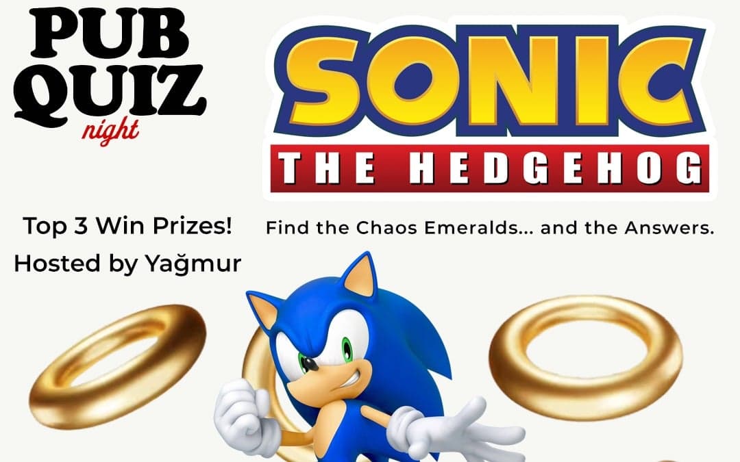 Pub Quiz on Sonic: Questions in Both English & Turkish