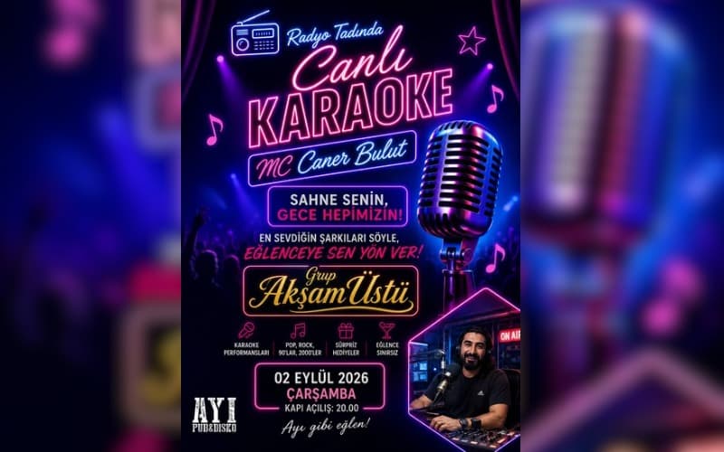 Radyo Tadında Canlı Karaoke – Grup Akşam Üstü