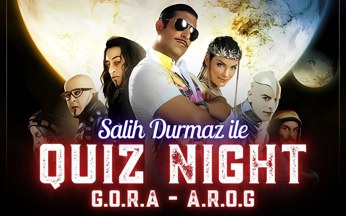 Salih Durmaz ile Quiz Night – G.O.R.A & A.R.O.G Biletleri - STUDYOU SAHNE