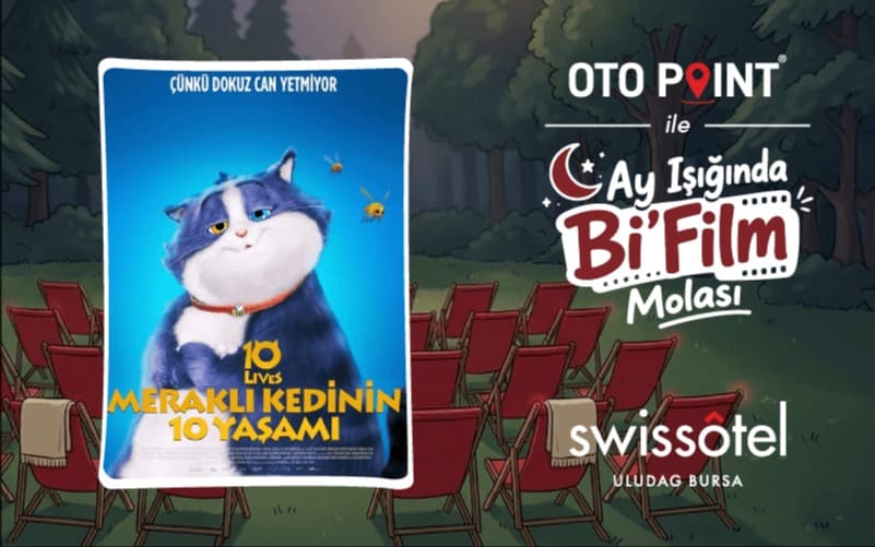 Uludağ Sinema Geceleri - Meraklı Kedinin On Yaşamı (10 Lives) Biletleri - SWİSSOTEL ULUDAG