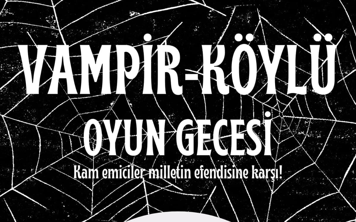 Vampir Köylü Oyun Gecesi Biletleri - MASKE SANAT TİYATRO