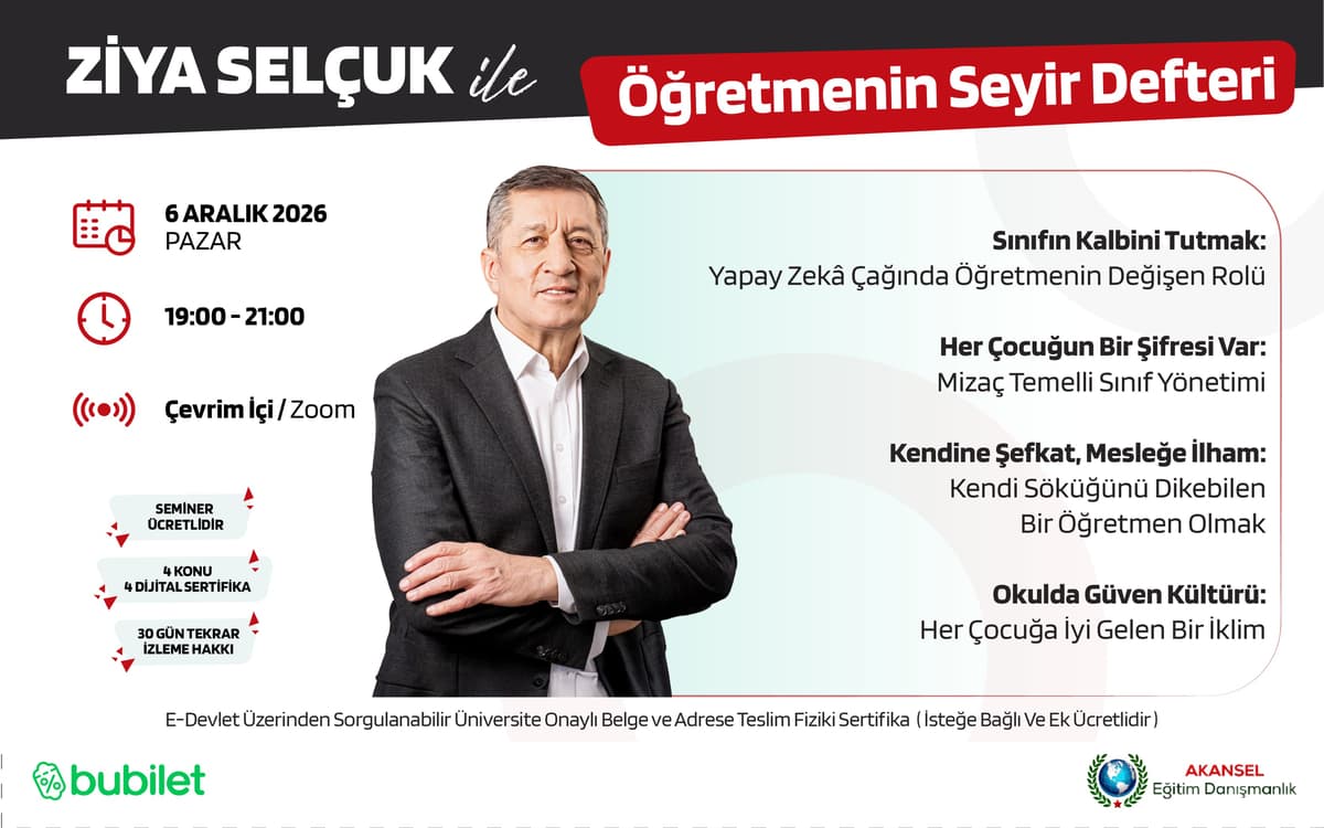 ZİYA SELÇUK ile "Öğretmenin Seyir Defteri"