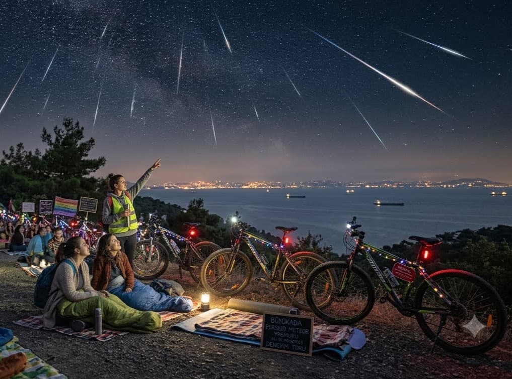 Büyükada Gece Bisiklet & Perseid Meteor Yağmuru Deneyim Turu