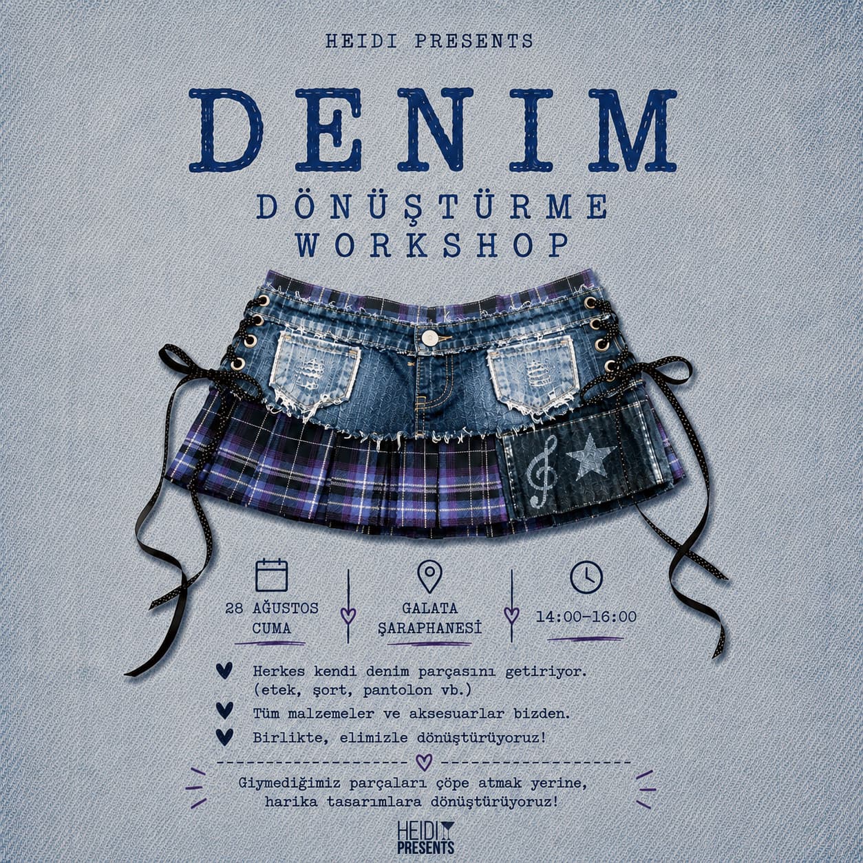 DENİM DÖNÜŞTÜRME WORKSHOP