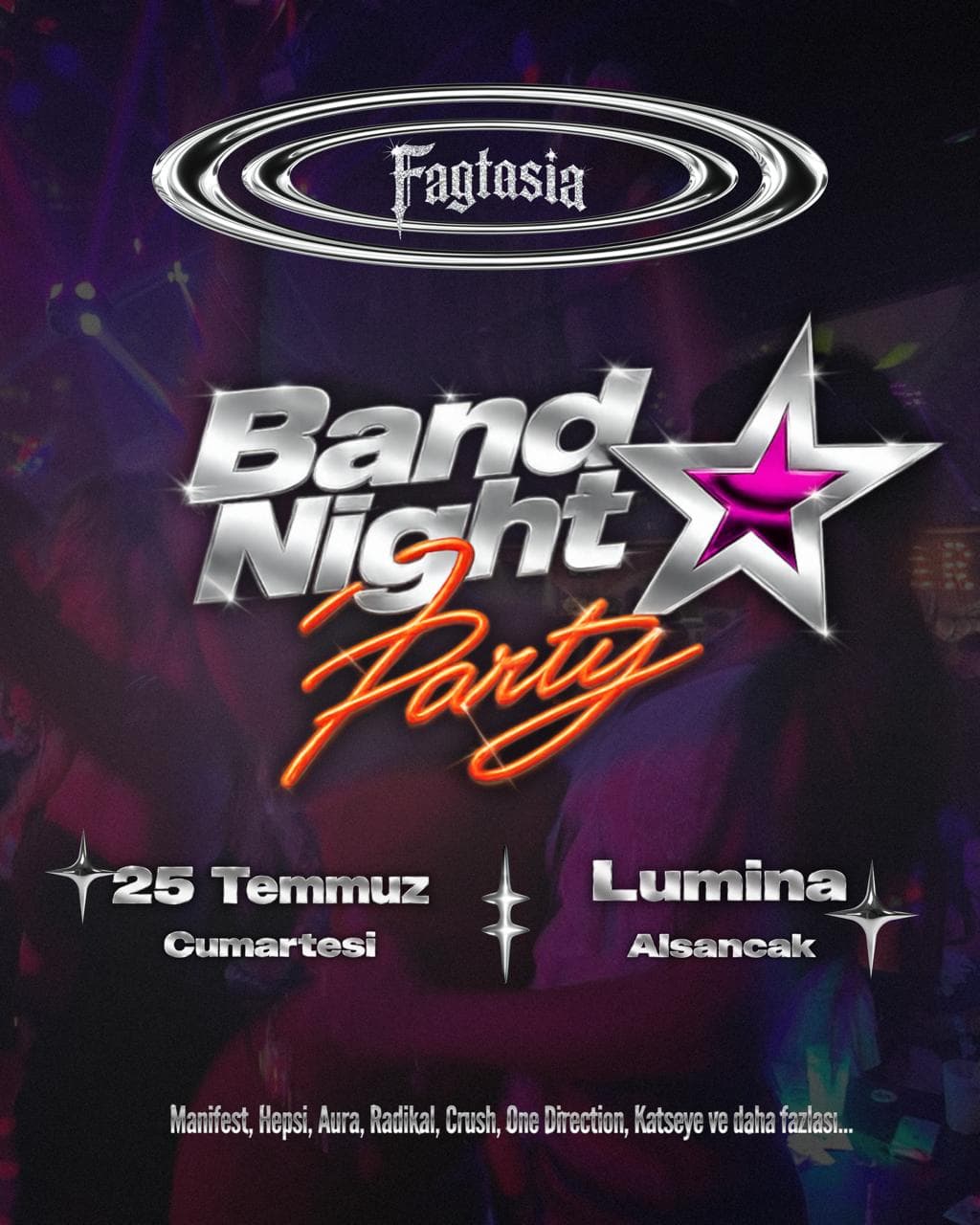 FAGTASIA BAND NIGHT PARTY