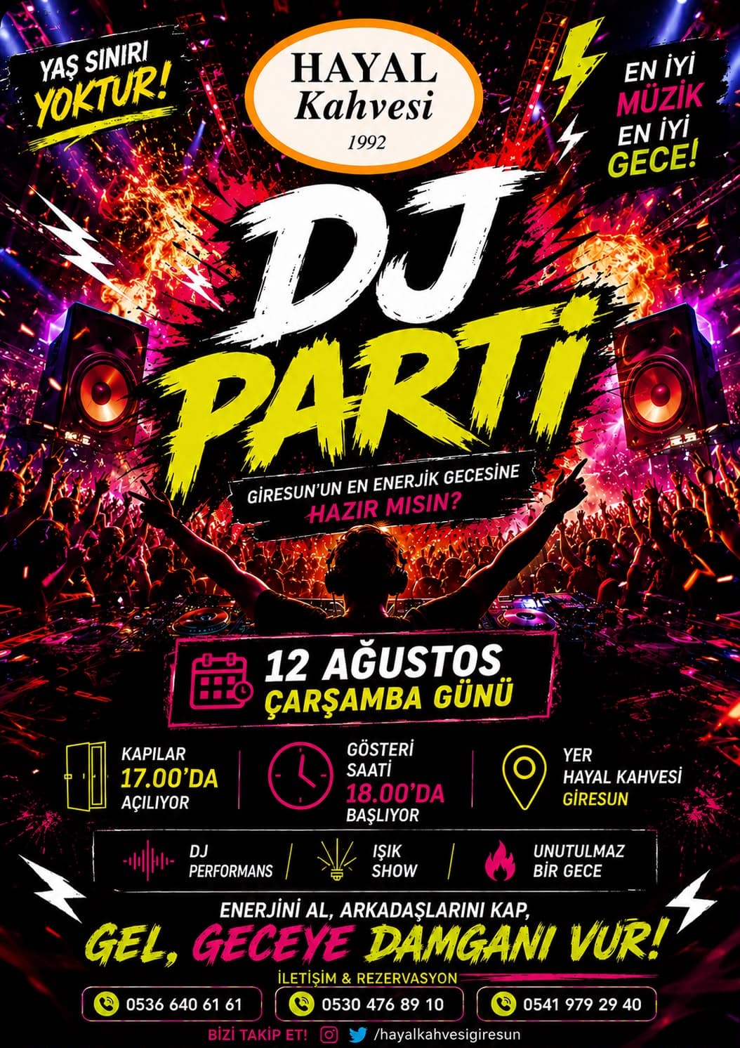 HAYAL KAHVESİ DJ PARTİSİ