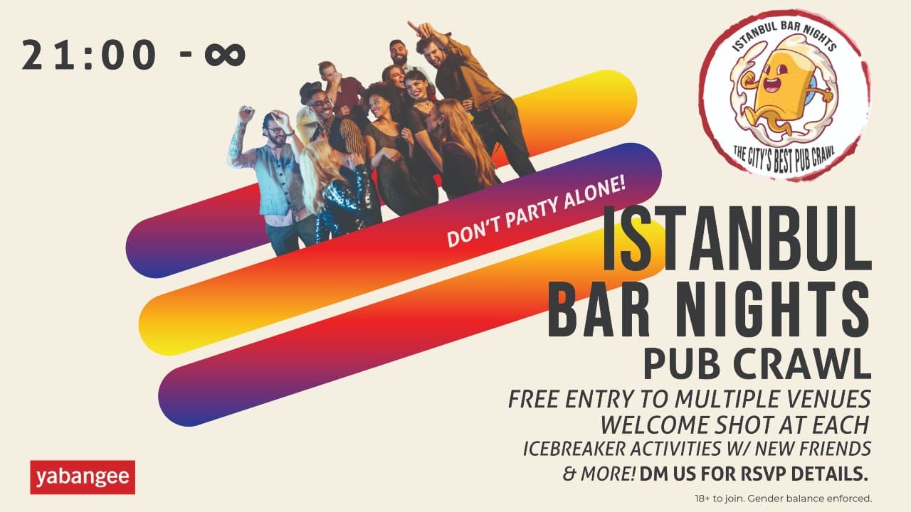 Istanbul Bar Nights: The Ultimate Night Out – Friday Pub Crawl