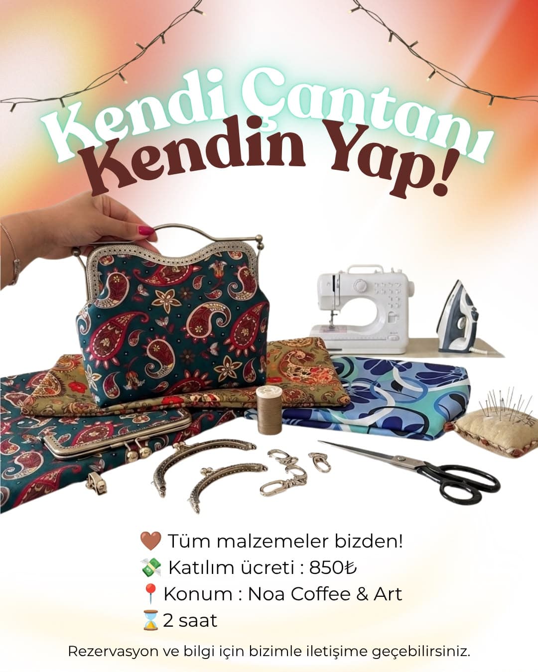 KENDİ ÇANTANI KENDİN TASARLA WORKSHOP ANKARA