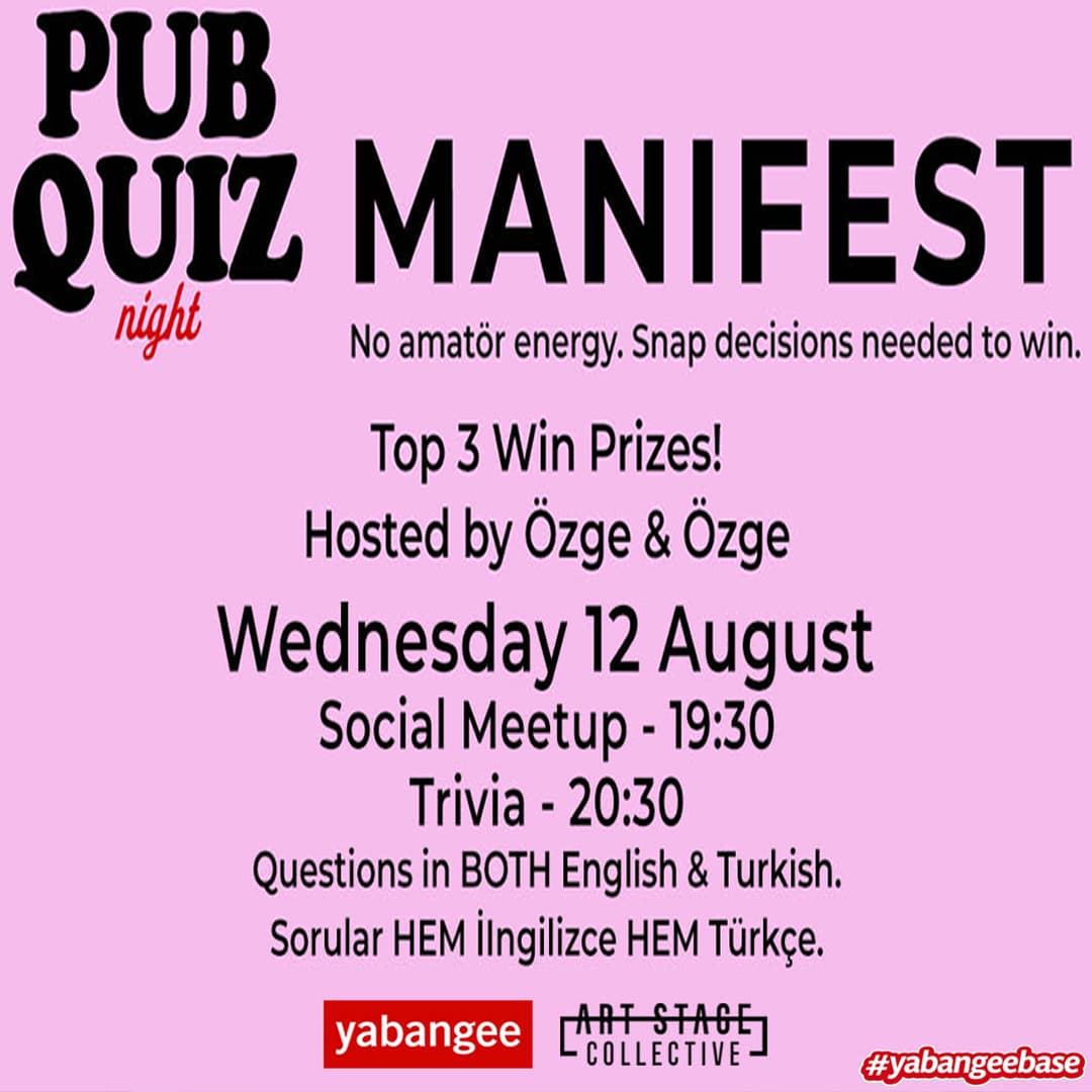 Pub Quiz on Manifest: Questions in English & Turkish