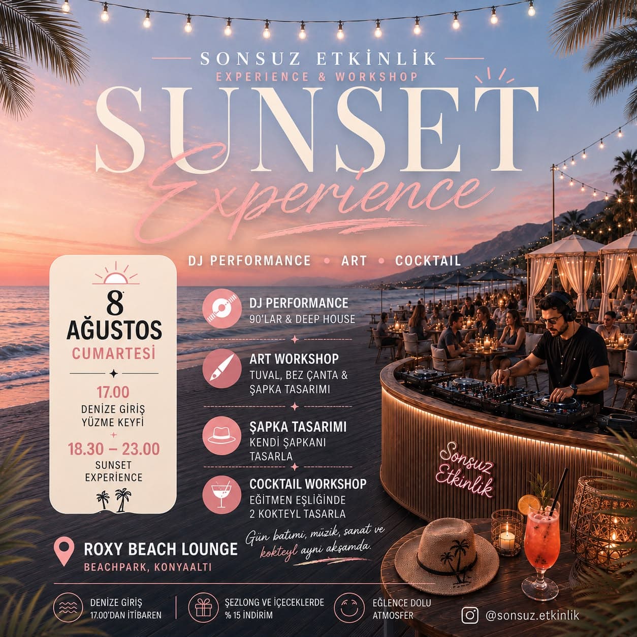 Sunset Experience | Art&Cocktail