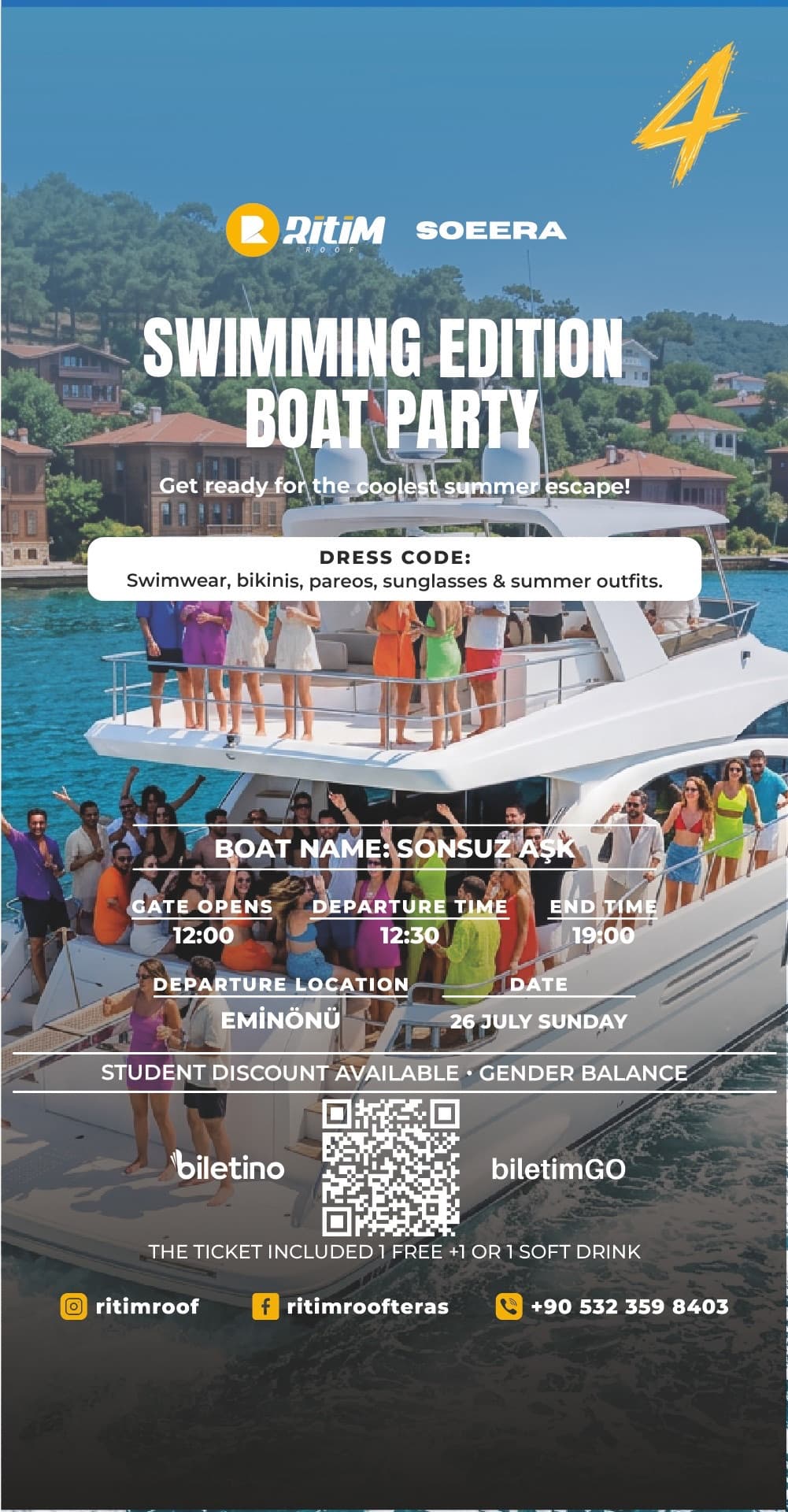 SWIMMING EDITION BOAT PARTY 4
