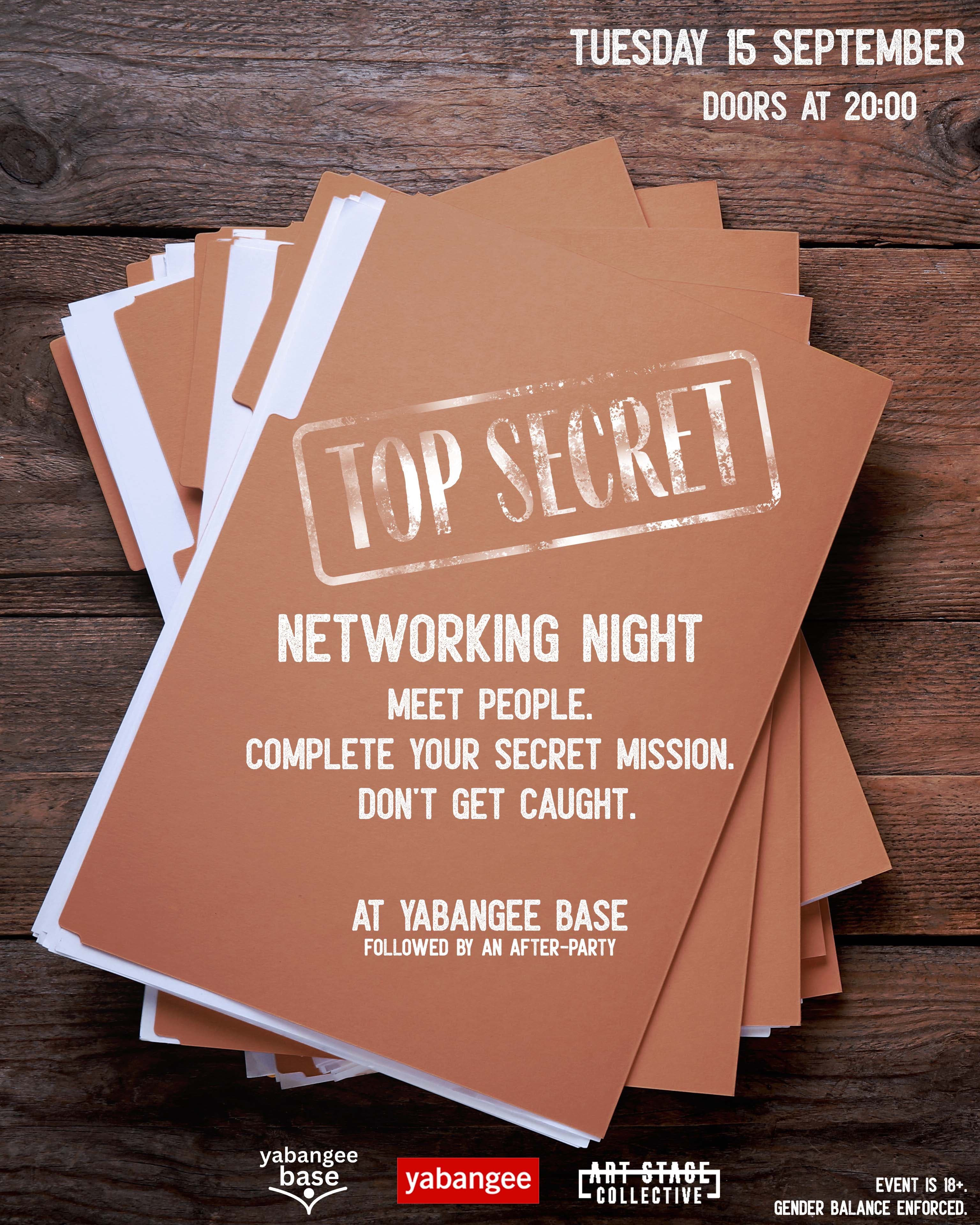 Top Secret Network Night: Complete your mission & don't get caught