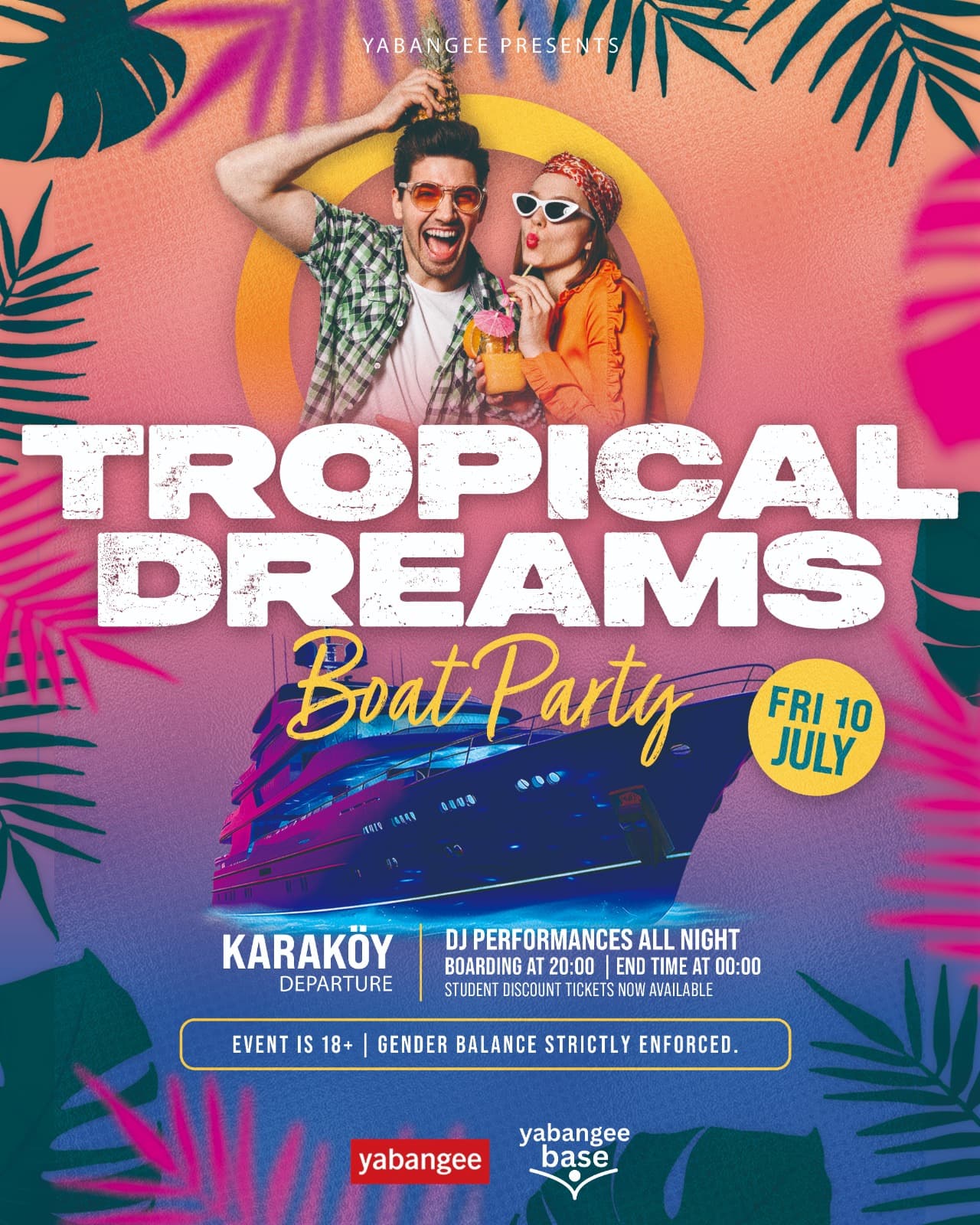 Tropical Dreams Boat Party