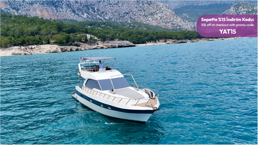 Lüks Özel Yat ile Antalya’da Tam Gün: Şelale, Ada ve Limitsiz İçecek | Harem Jr