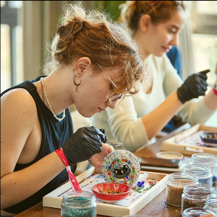 Marmaris Mozaik Cam Lamba Yapımı Atölyesi