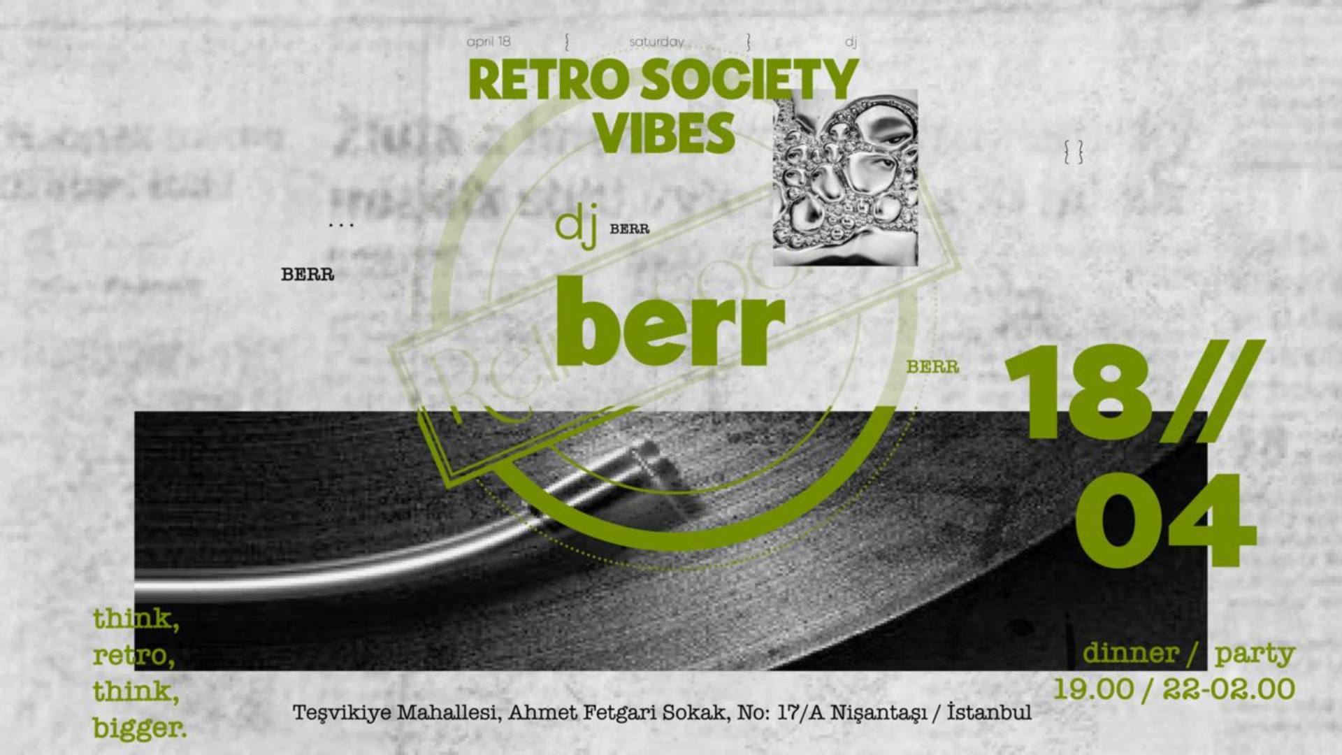 Retro Society Vibes | DJ BERR